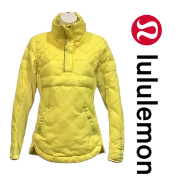 lululemon athletica Jackets & Blazers - Lululemon What The Fluff 1/2 Zip Down Pullover